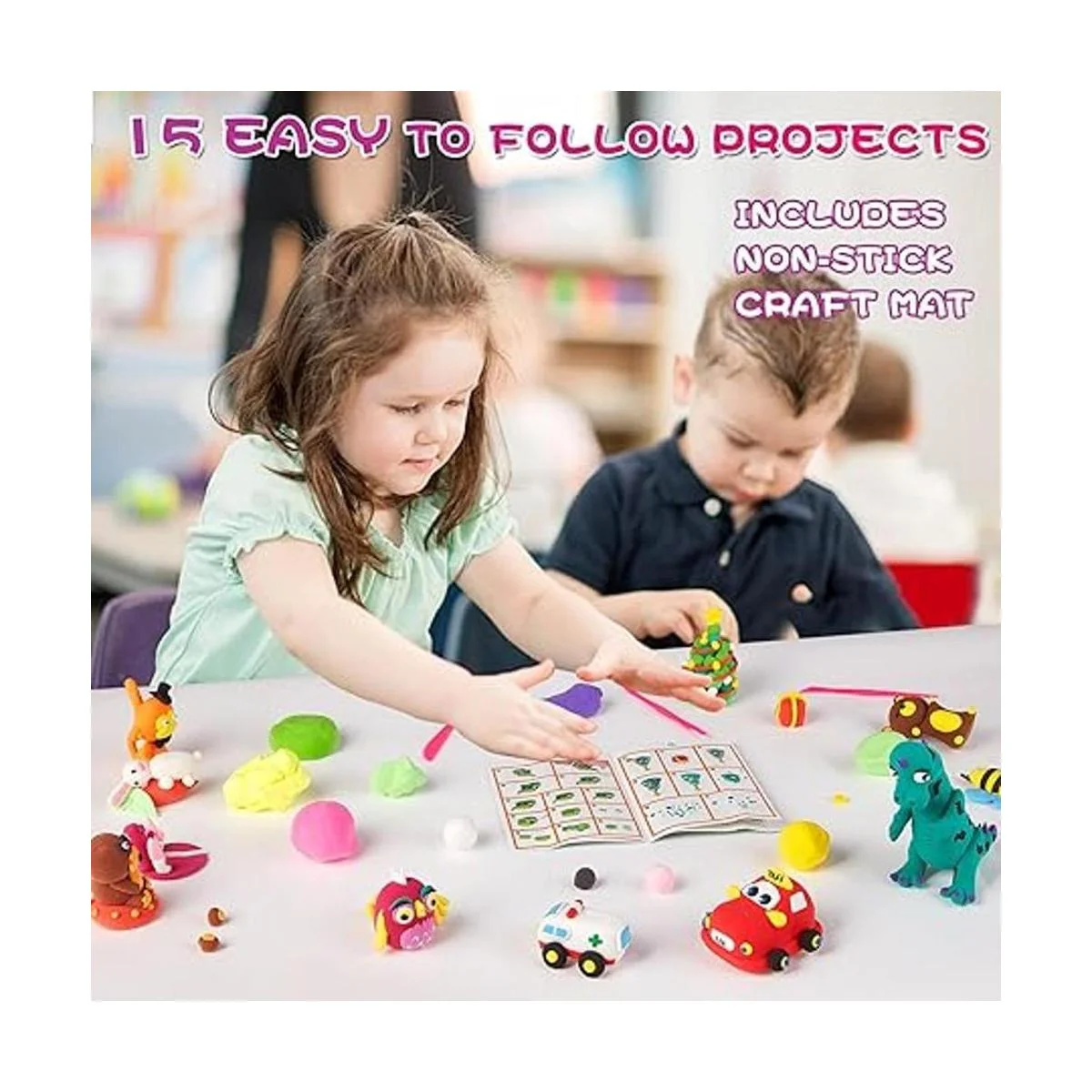 Kit de arcilla de modelado 24 colores de arcilla_5