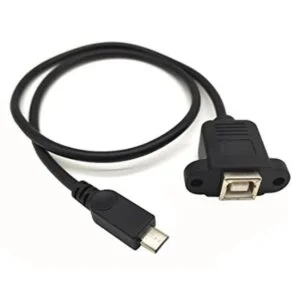 Traovien Cable de impresora micro USB de 5 pines macho a_1