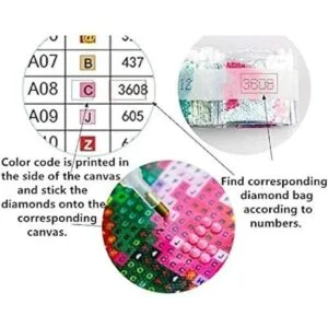 NIUNIU ART Kits de pintura de diamante 5D por números_6