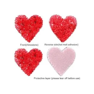 Honbay 12 parches de diamantes de imitación en forma de_3