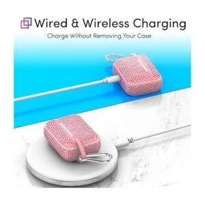 TALK WORKS Funda para AirPods Pro con llavero funda_3