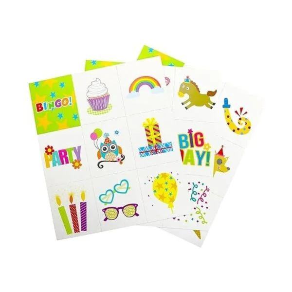 Juego de bingo de 32 jugadores y pin las velas en el_3