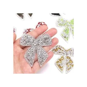 JKJF Parches de diamantes de imitación con nudo de lazo_5