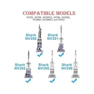 MEROM Correa de repuesto compatible con Shark NV350 NV351_4