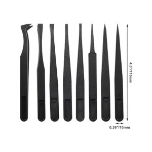 Bonsicoky Juego de 8 pinzas de plástico de precisión 4.8_2