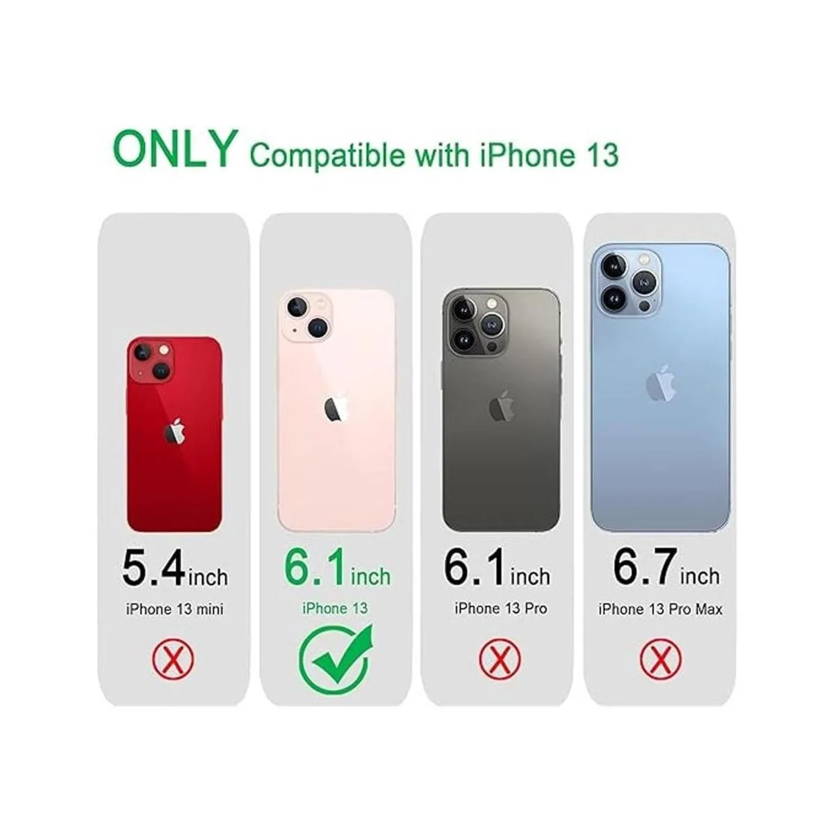 JJGoo Funda compatible con iPhone 13 funda protectora de_2