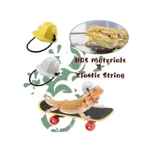 Vehomy Accesorios de dragón barbudo pequeño sombrero de_4