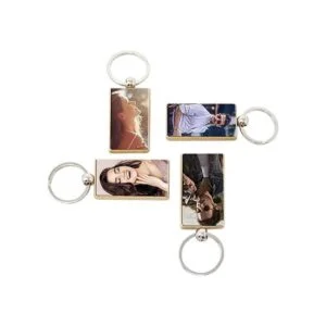 HONBAY 6 llaveros de madera en blanco para manualidades de_6