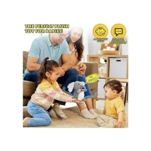 TOY Life Juguetes de elefante de felpa para bebés_6