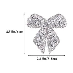 JKJF Parches de diamantes de imitación con nudo de lazo_2