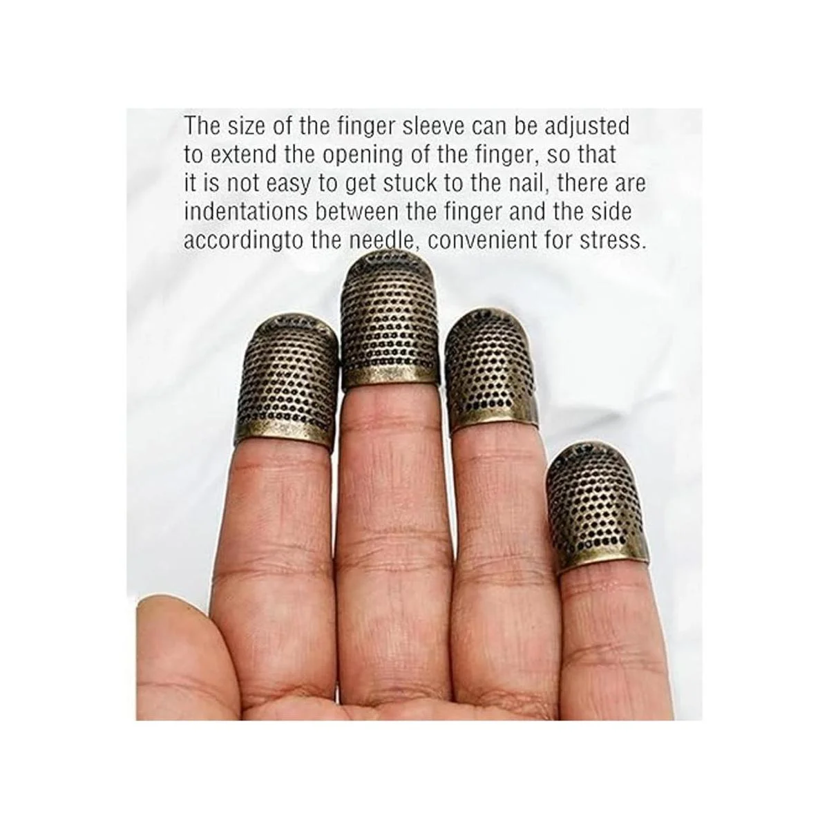 Hicello 7 piezas de dedal de coser dedal de costura de_5