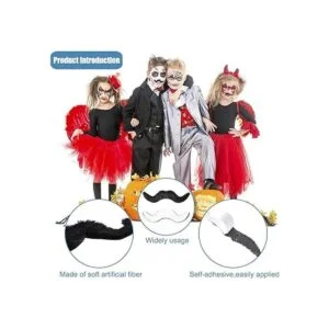 72 bigotes falsos novedosos accesorios de disfraz_4