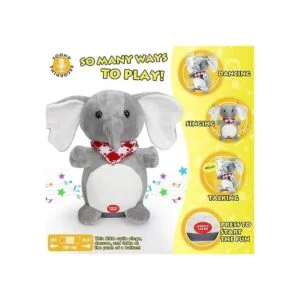 TOY Life Juguetes de elefante de felpa para bebés_2