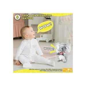 TOY Life Juguetes de elefante de felpa para bebés_3