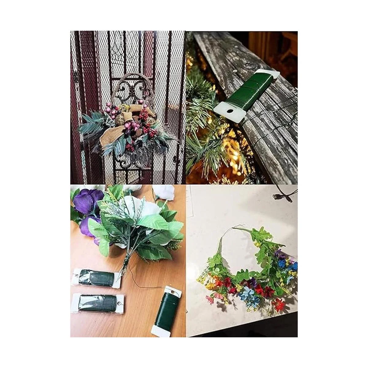 Honbay 2 rollos de alambre de pala alambre de alambre_4