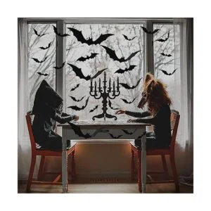 56 piezas de decoraciones grandes de murciélagos de_5