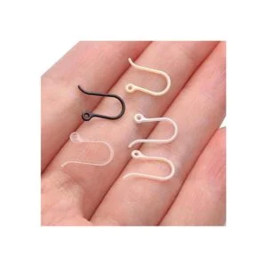 Ganchos de plástico para pendientes 50 ganchos de_7