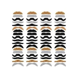 72 bigotes falsos novedosos accesorios de disfraz_1