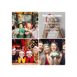 72 bigotes falsos novedosos accesorios de disfraz_7