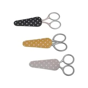 3 unids 3 colores bordado tijeras vaina seguridad lunares_2