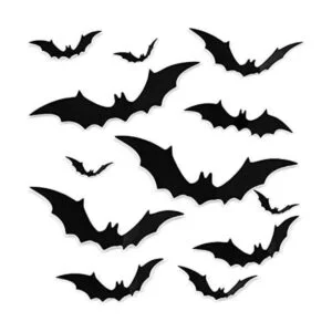 56 piezas de decoraciones grandes de murciélagos de_1
