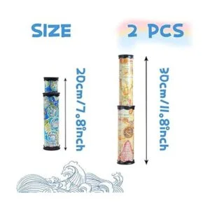 Anyumocz 2 piezas de caleidoscopio mágico juguetes_2