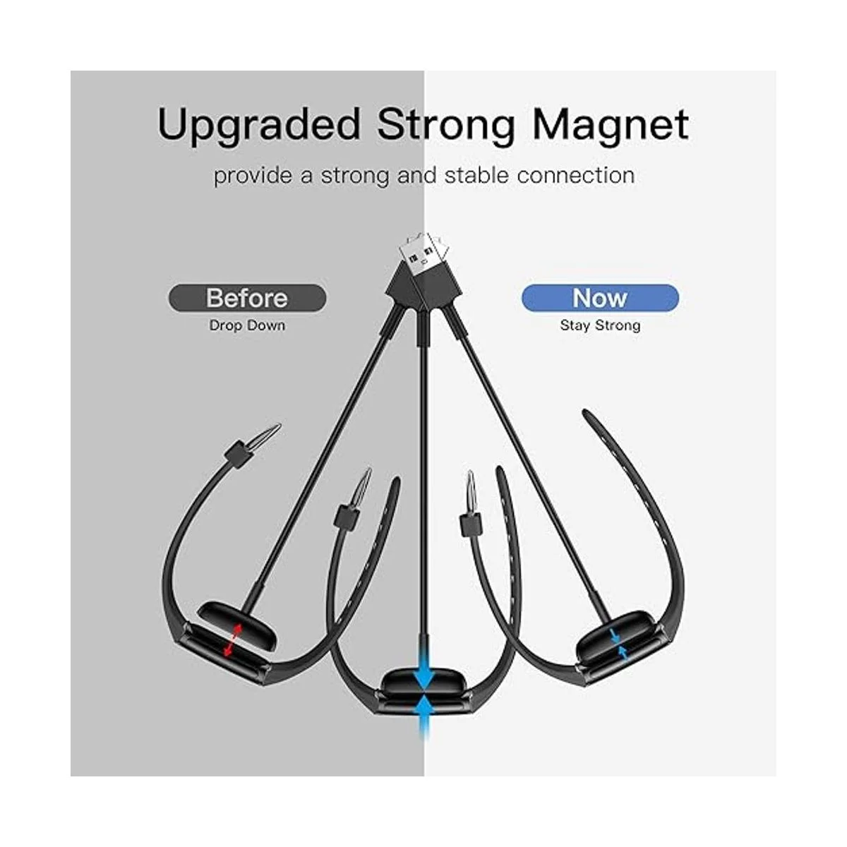 Mixblu Cargador de repuesto para cable FitbitCharge5Luxe_3