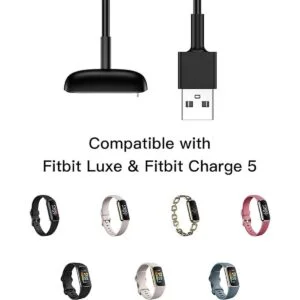 Mixblu Cargador de repuesto para cable FitbitCharge5Luxe_2