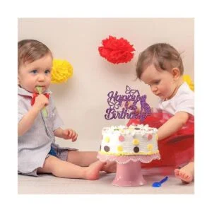 Decoración para tarta de cumpleaños con gato baby_5