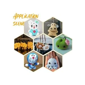 PH PandaHall 1380 piezas de 5 tamaños de ojos negros_2