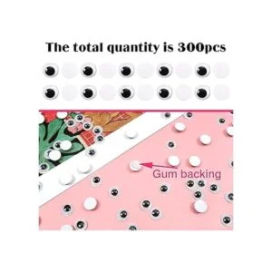 TOAOB 300 unidades de plástico de 0.236 in ojos Google_3