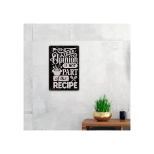QIONGQI Funny Kitchen Quote Metal Tin Sign Decor Your_4