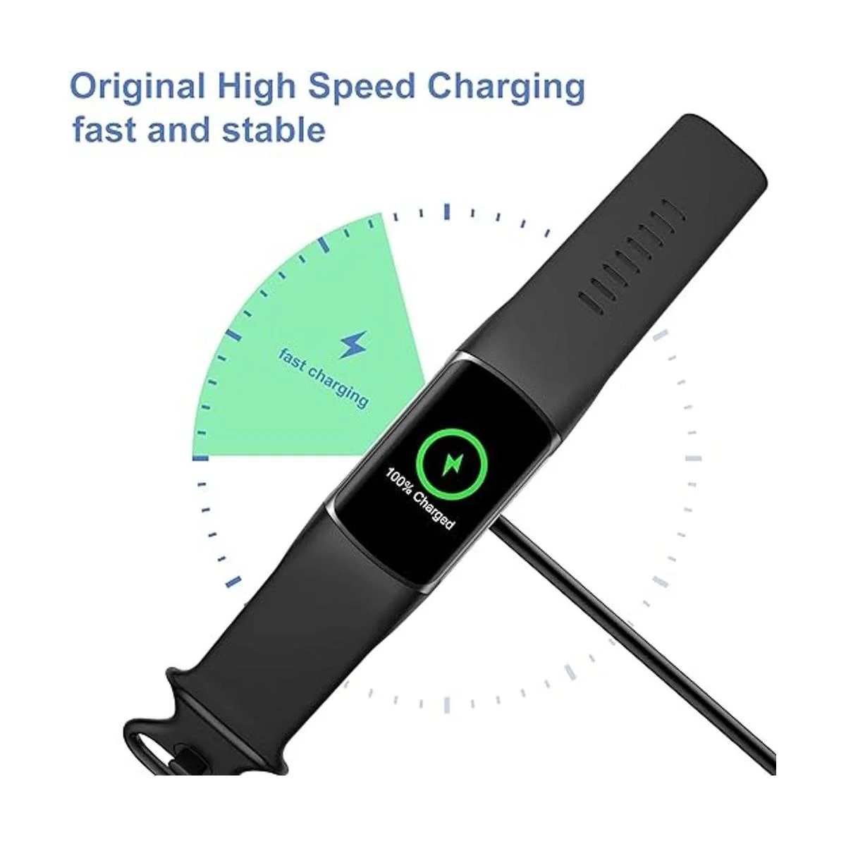 Mixblu Cargador de repuesto para cable FitbitCharge5Luxe_5