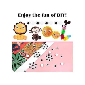 TOAOB 300 unidades de plástico de 0.236 in ojos Google_5