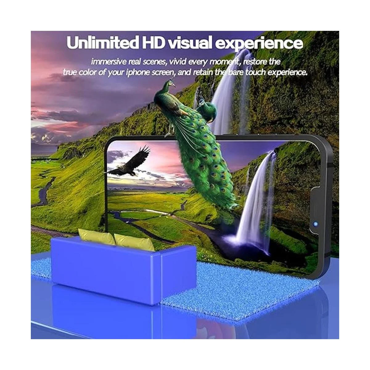 YMHML Protector de pantalla de privacidad para iPhone_4