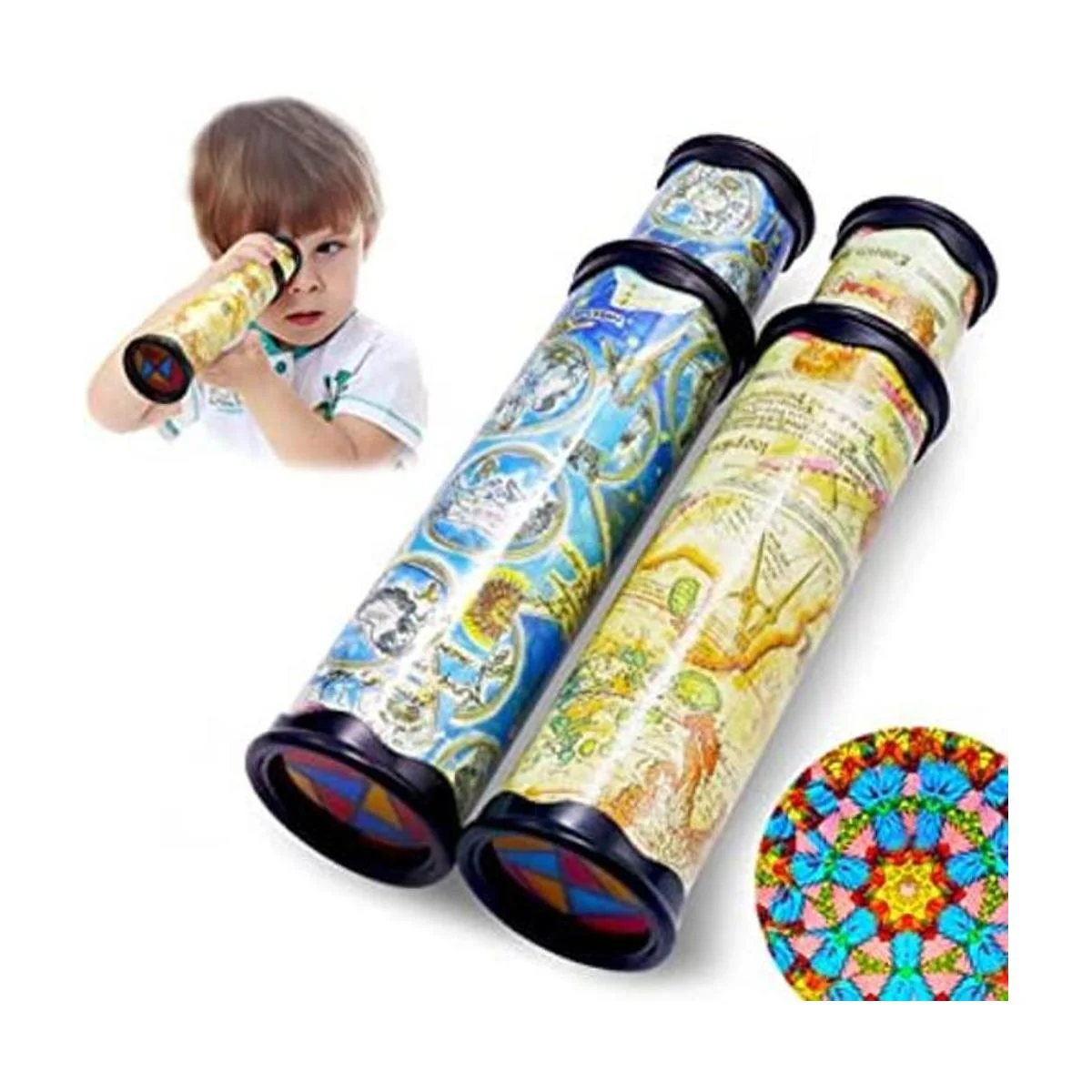 Anyumocz 2 piezas de caleidoscopio mágico juguetes_1