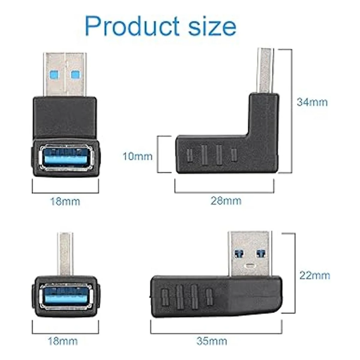 Adaptador de extensión USB 3.0 macho a hembra conector_7