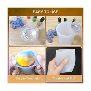 GERUSEA GTian Moldes de silicona para velas cilíndricas_4