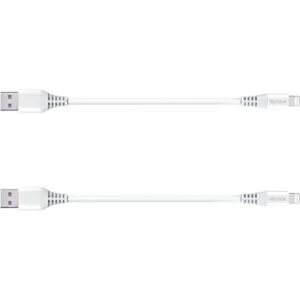 Cable de carga corto para iPhone paquete de 2 unidades de_1