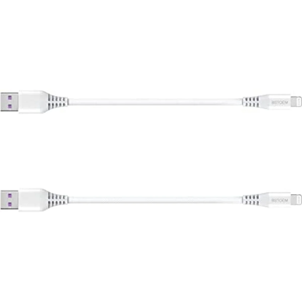 Cable de carga corto para iPhone paquete de 2 unidades de_1