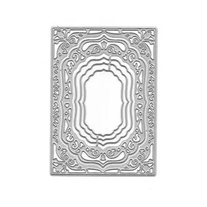 Troqueles de metal con marco rectangular con cordones_2