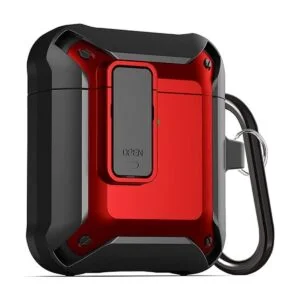 Wonjury Armor mejorada bloqueo seguro Funda para Airpod_1