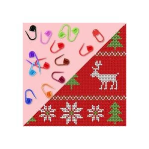 LUNARM 300 clips de aguja de puntada 15 colores de_3