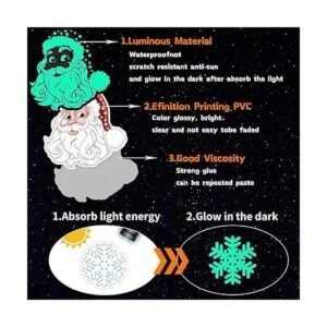 Pegatinas navideñas que brillan en la oscuridad para_3