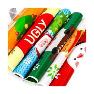 Zayvor Paquete de 30 bolsas con cordón de Navidad bolsas_5