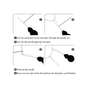 Enhebrador de agujas para coser alambre de plástico DIY_4