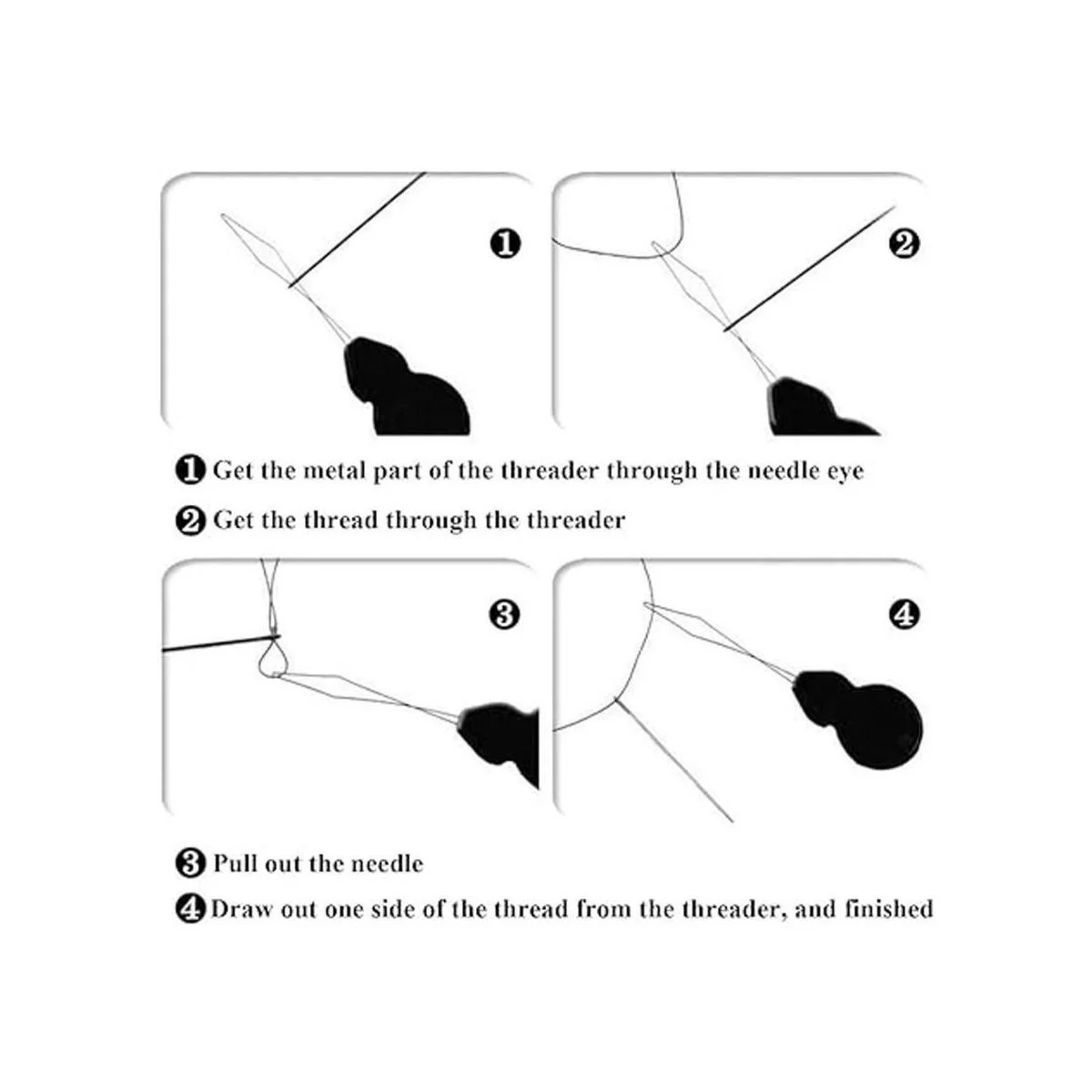 Enhebrador de agujas para coser alambre de plástico DIY_4