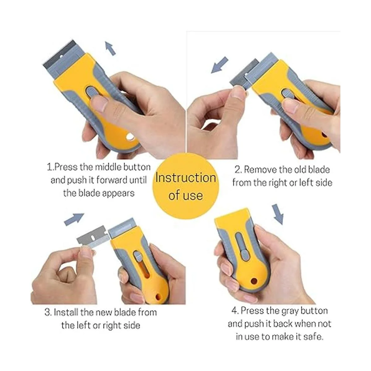 Bates Rascador de cuchillas de afeitar paquete de 2_3