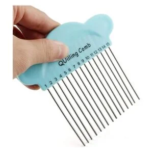 Eoutstanding Quilling Peine Azul DIY Carding Craft Creat_4