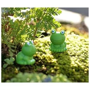 20 piezas de resina mini rana verde figuras en_4